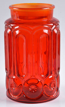 Moon and Star Amberina Extra Large Canister No Lid