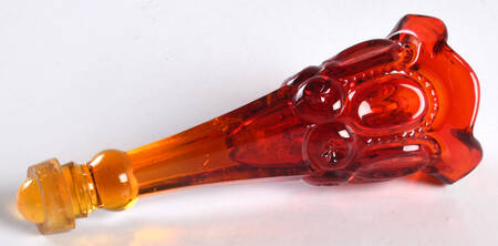 Moon and Star Amberina Epergne Vase