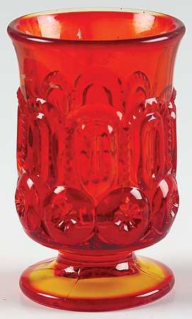 Moon and Star Amberina Open Urn