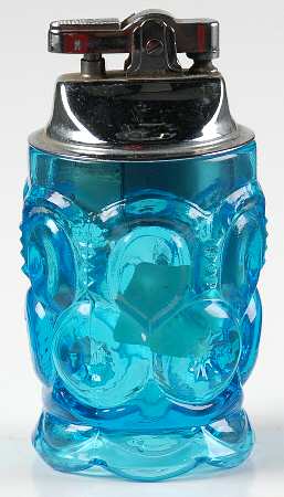 Moon and Star Blue 2 Piece Cigarette Lighter