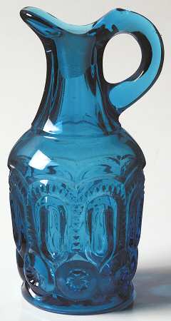 Moon and Star Blue Cruet No Stopper
