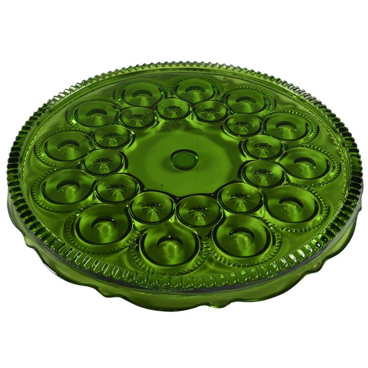 Moon and Star Green Cake Salver (Peg)