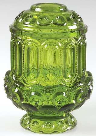 Moon and Star Green (2 Piece) Fairy Lamp