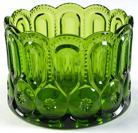 Moon and Star Green Medium Jardiniere