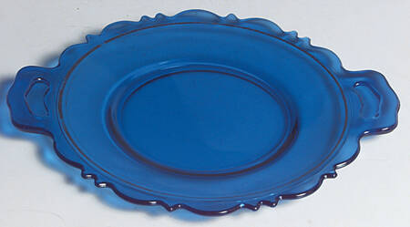 Mt. Pleasant Cobalt Blue Low Cake Stand