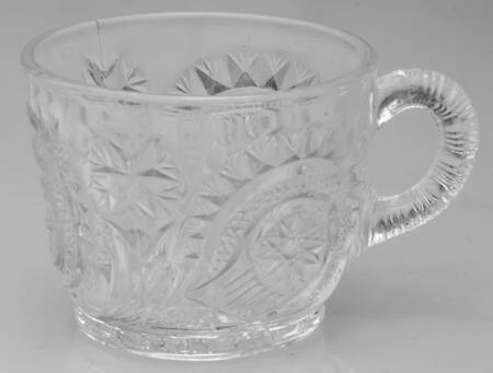 Pinwheel & Stars Punch Cup by Smith Glass 