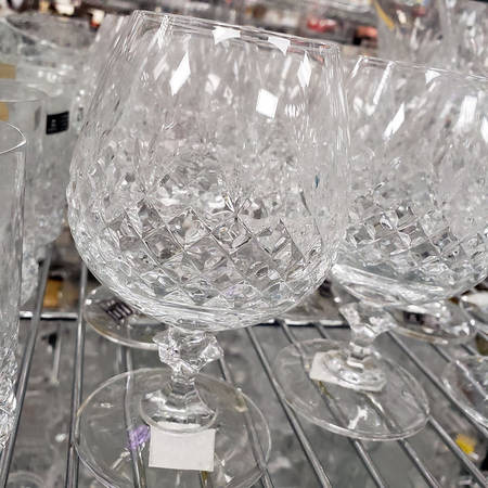 Bargello Brandy Glass