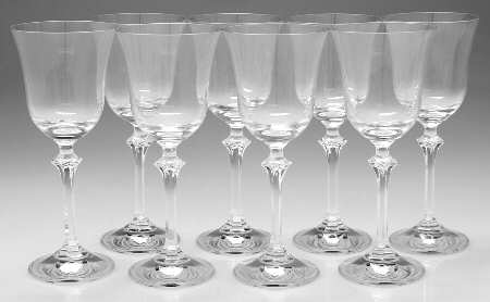 Tosca (No Trim) Wine - Set of 8