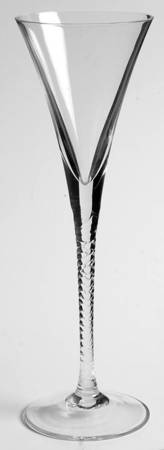 Twist Clear Fluted Champagne