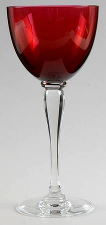Amadeus Red Continental Goblet
