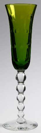 Bubbles Chartreuse Fluted Champagne