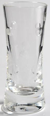 Bubbles Vodka Glass
