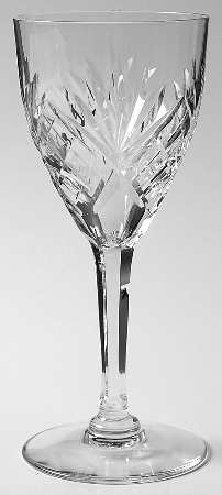Chantilly Clear Continental Goblet by St Louis