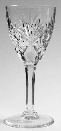 Chantilly Clear Burgundy Wine by St Louis