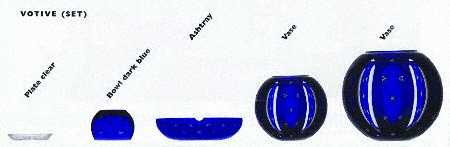 Firmament Blue 9" Ball Vase