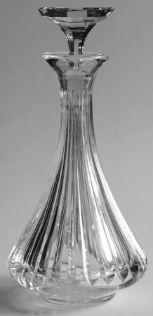 Fontainebleau Clear (Cut) Decanter & Stopper