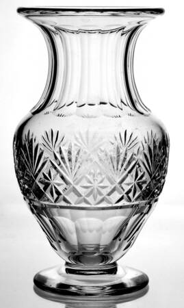 Massenet Clear (Cut) 9" Flower Vase