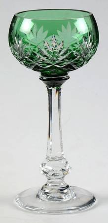 Massenet Clear (Cut) Green Hock Wine
