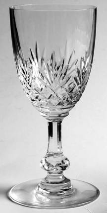 Massenet Clear (Cut) Burgundy Wine