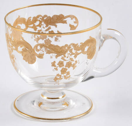 Massenet Clear (Gold Encrusted) Punch Cup