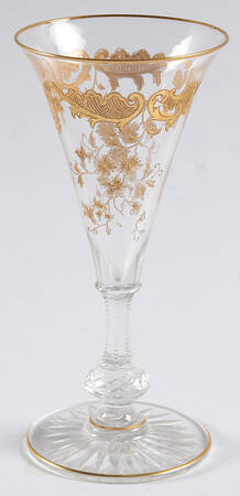 Massenet Clear (Gold Encrusted) Sherry Glass