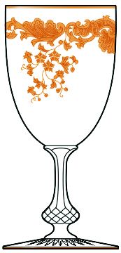 Massenet Clear (Gold Encrusted)