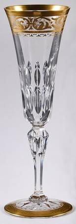 Stella (Gold Encrusted) Fluted Champagne