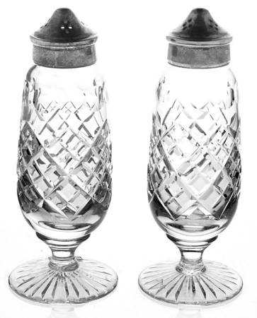 36-1 Footed Shaker Set & Metal Lids
