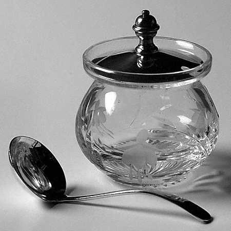 Cascade Mustard & Lid with Spoon