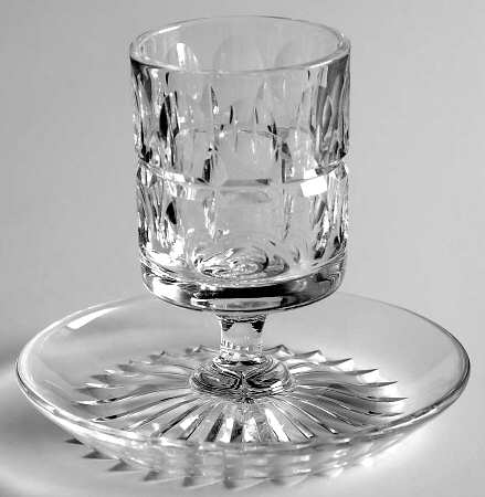 Clifton Park Stemmed Cigarette with Attached Ashtray