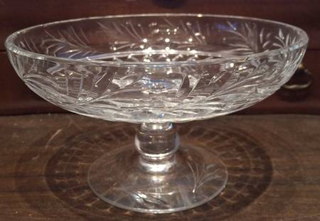 Edwardian Round Compote (Height X Width)