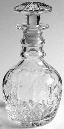 Glencoe Clear Wine Decanter & Stopper by Stuart
