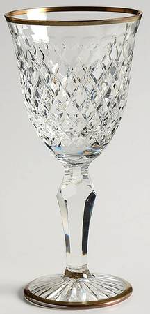 Victoria Clear (Gold Trim) Claret Wine