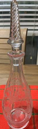 Westbury Etched Decanter & Stopper