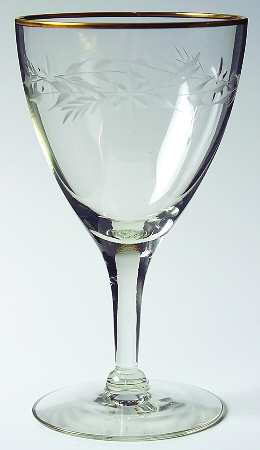 Gold Dawn Wine Glass