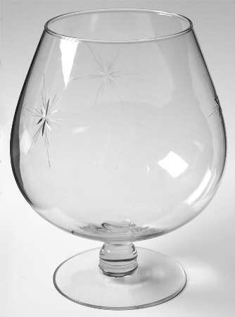 Six Point Star (Stem #4151) 104 Oz Brandy Glass by Susquehanna