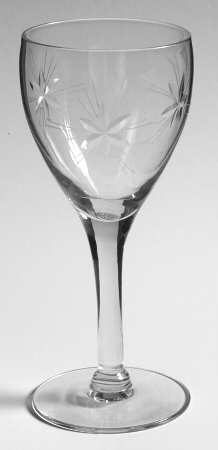Six Point Star (Stem #4151) Wine Glass