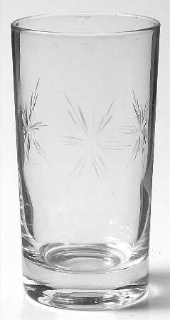 Six Point Star (Stem #4151) 8 Oz Flat Tumbler