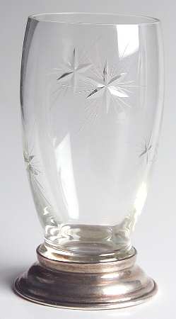 Six Point Star (Stem #4151) 4" Flower Vase with Sterling Base