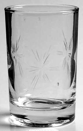 Six Point Star (Stem #4151) Flat Juice Glass