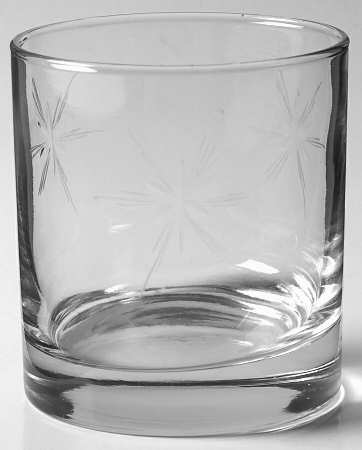 Six Point Star (Stem #4151) On the Rocks Glass