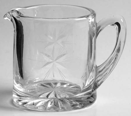 Six Point Star (Stem #4151) Creamer by Susquehanna