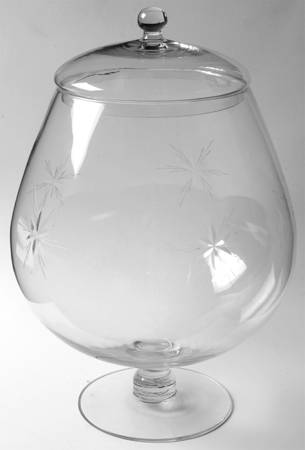Six Point Star (Stem #4151) Punch Bowl & Lid by Susquehanna