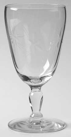 Six Point Star (Stem #42) Wine Glass