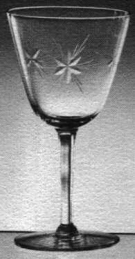 Six Point Star (Stem #61) Water Goblet