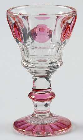 Classique-Cranberry Flash Cordial Glass