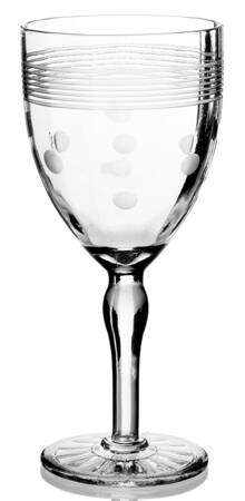 Cut 3001 (Pressed Foot, Bulbous Stem) Wine Glass