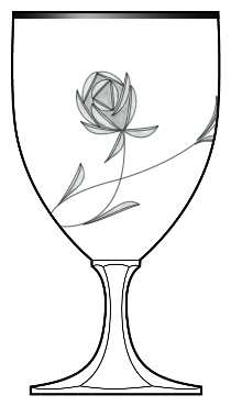 Neckar (Rose Cut 2566, Platinum Trim) by Schott-Zwiesel