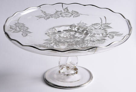 Springtime Round Cake Stand