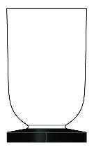 Elysee (Clear Bowl Smoke Foot) by Sasaki